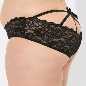 Torrid lace cage back lace hipster panty